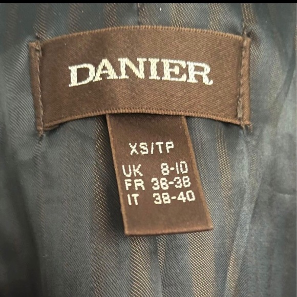 DANIER leather moto biker jacket - Picture 4 of 4
